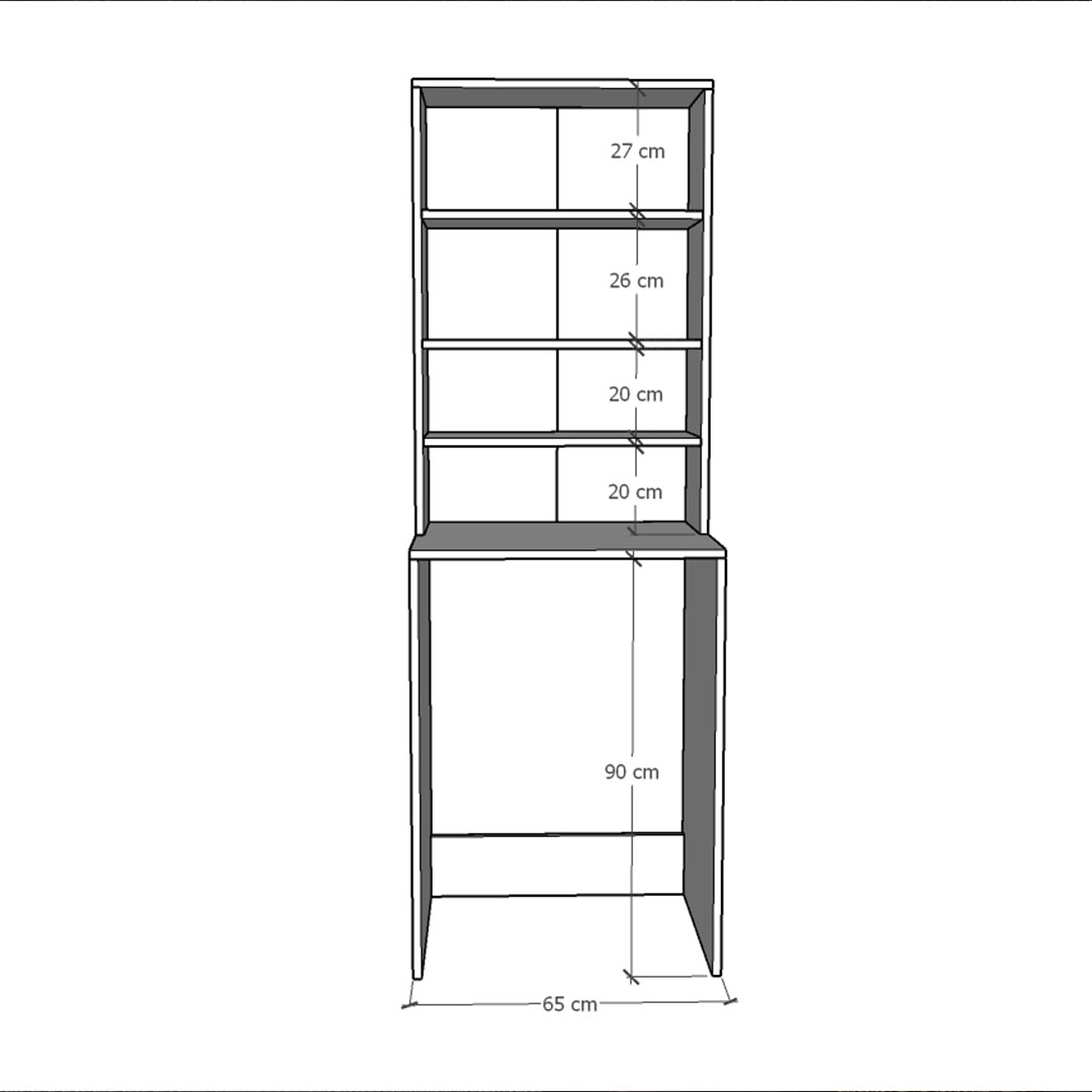 Banyo Dolabı-BD-Safir Meşe025 (65 cm)