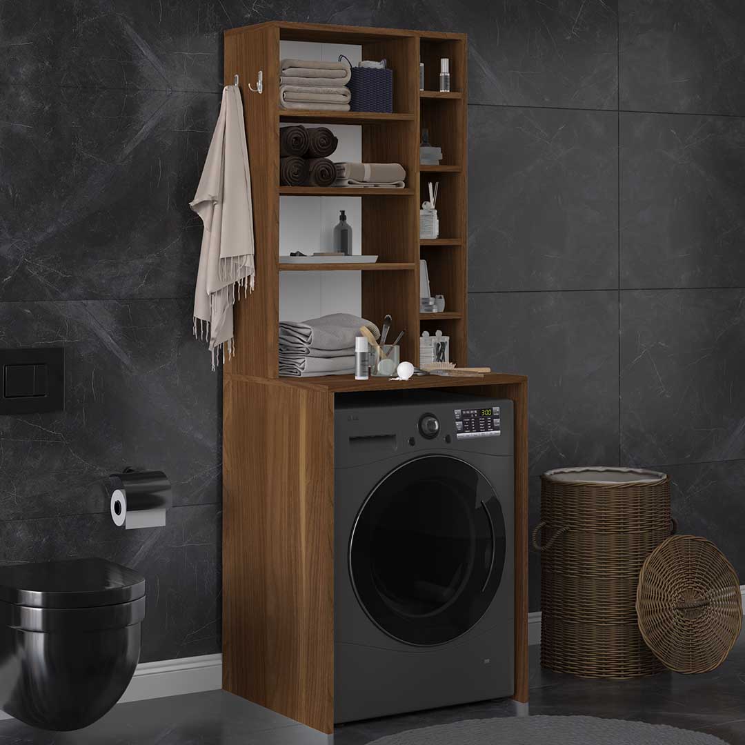 Banyo Dolabı-BD-Ceviz-021 (65 cm)