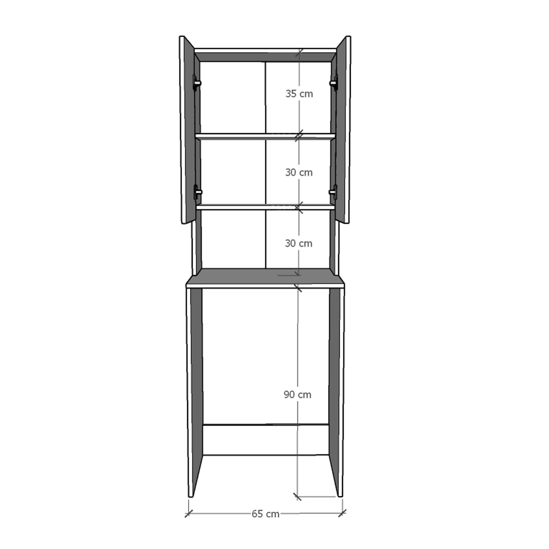 Banyo Dolabı-BD-006-Sonoma (65 cm)