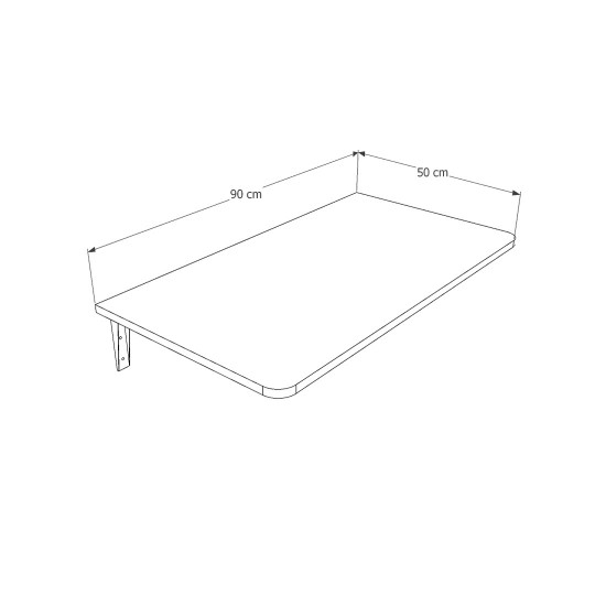 Duvara Monte Katlanır Masa DMM-06 (90 cm)