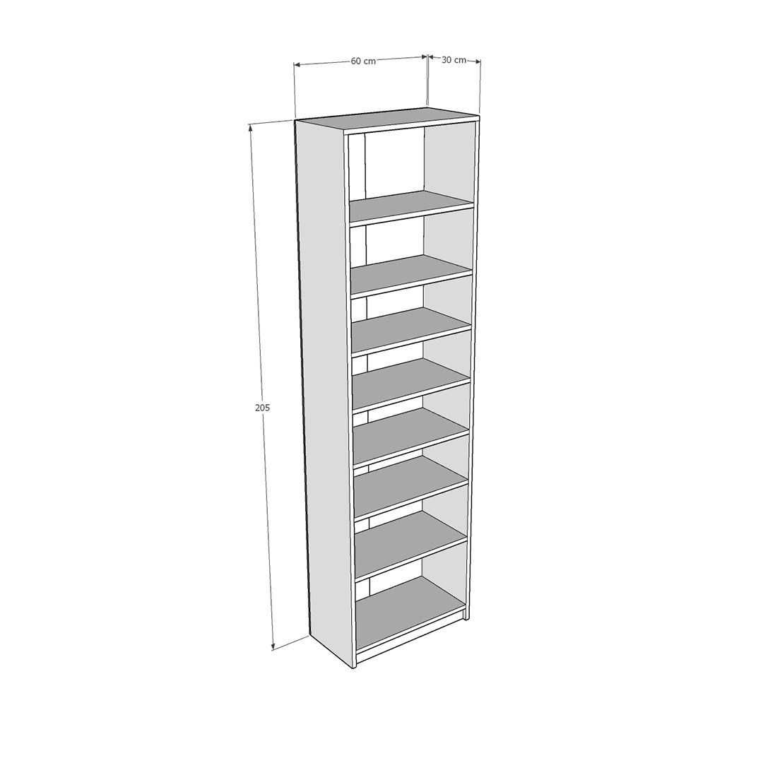 Kitaplık Asra  K-05 cm (60 cm)