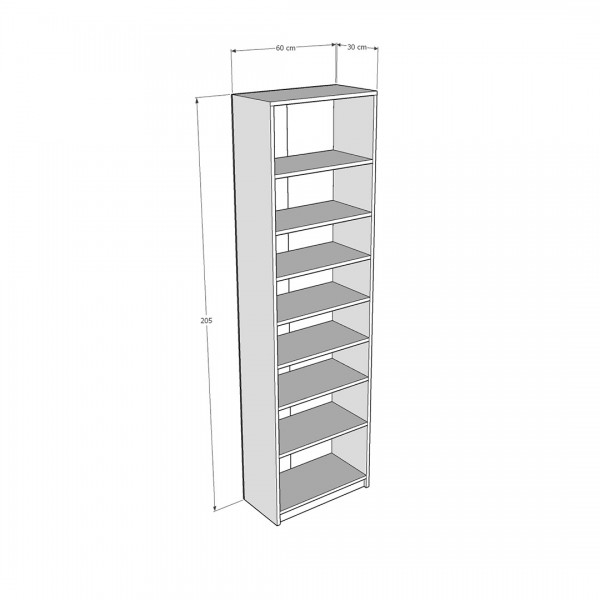 Kitaplık Asra  K-05 cm (60 cm)