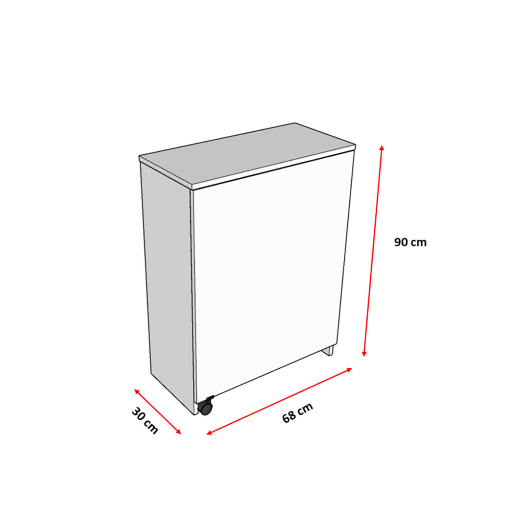 Kitaplık Masa MD002 - Safir Meşe