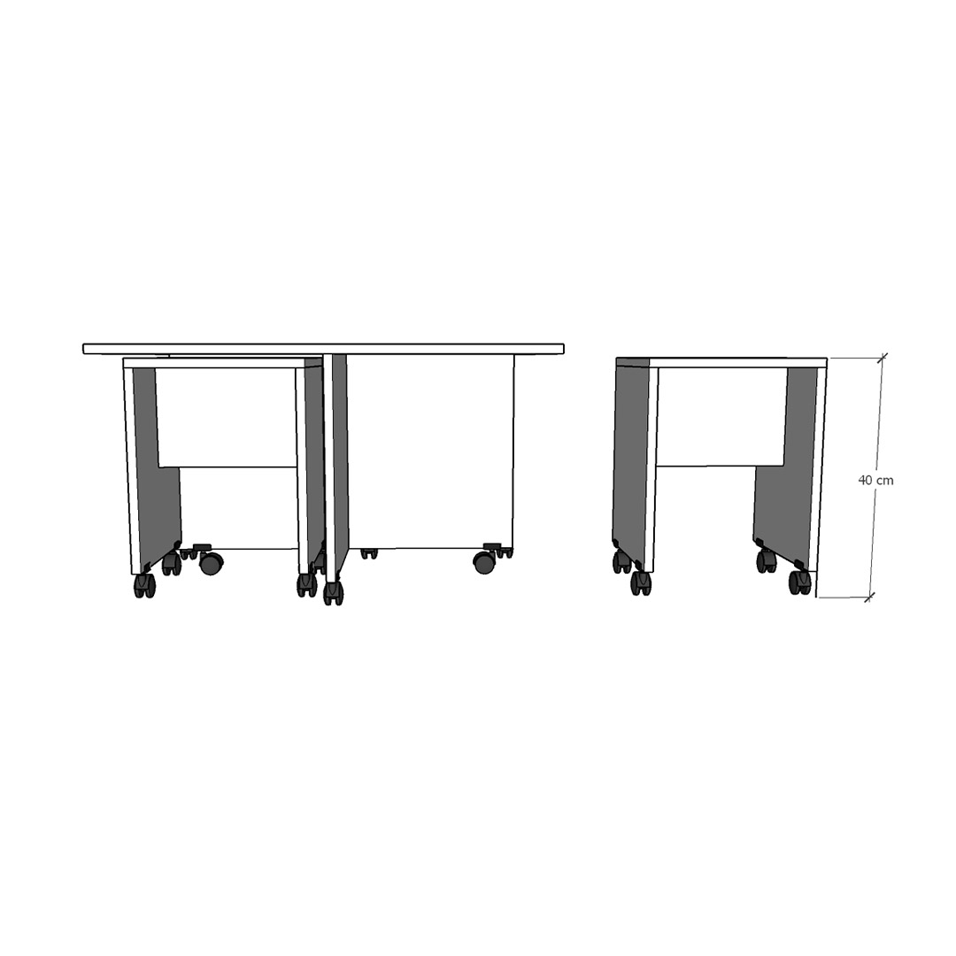 Orta Sehpa Sonoma-OS-23 (90 cm)