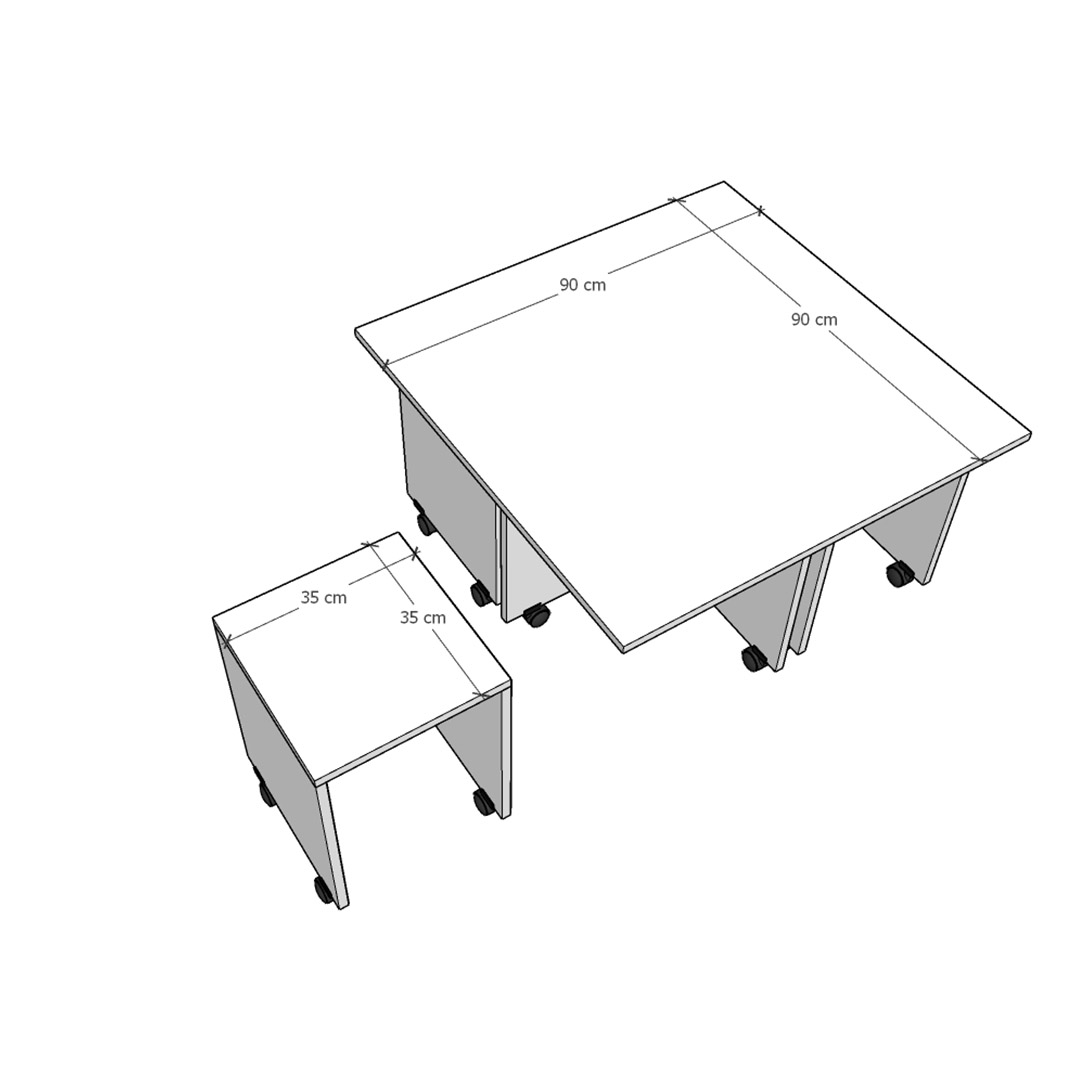 Orta Sehpa Ceviz-OS-21 (90 cm)