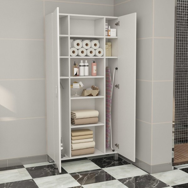 Banyo Dolabı Beyaz B-03 (90 cm)