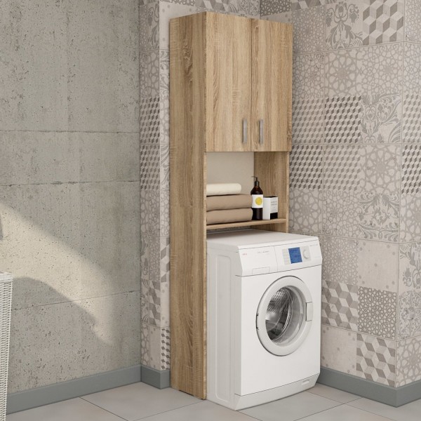 Banyo Dolabı Gri Sonoma (63.60 cm)