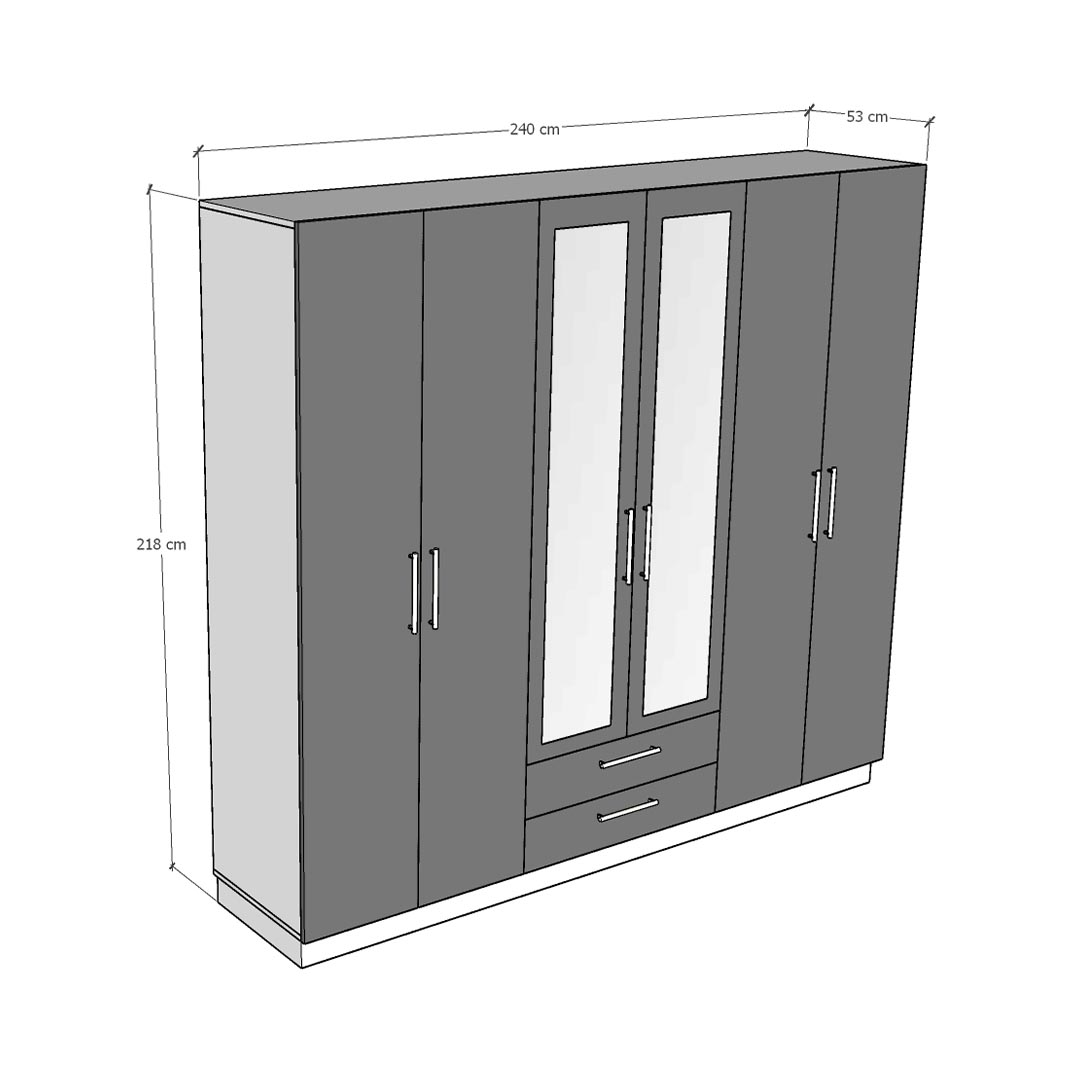  Gardırop Asra Trend G-29 (240 cm)