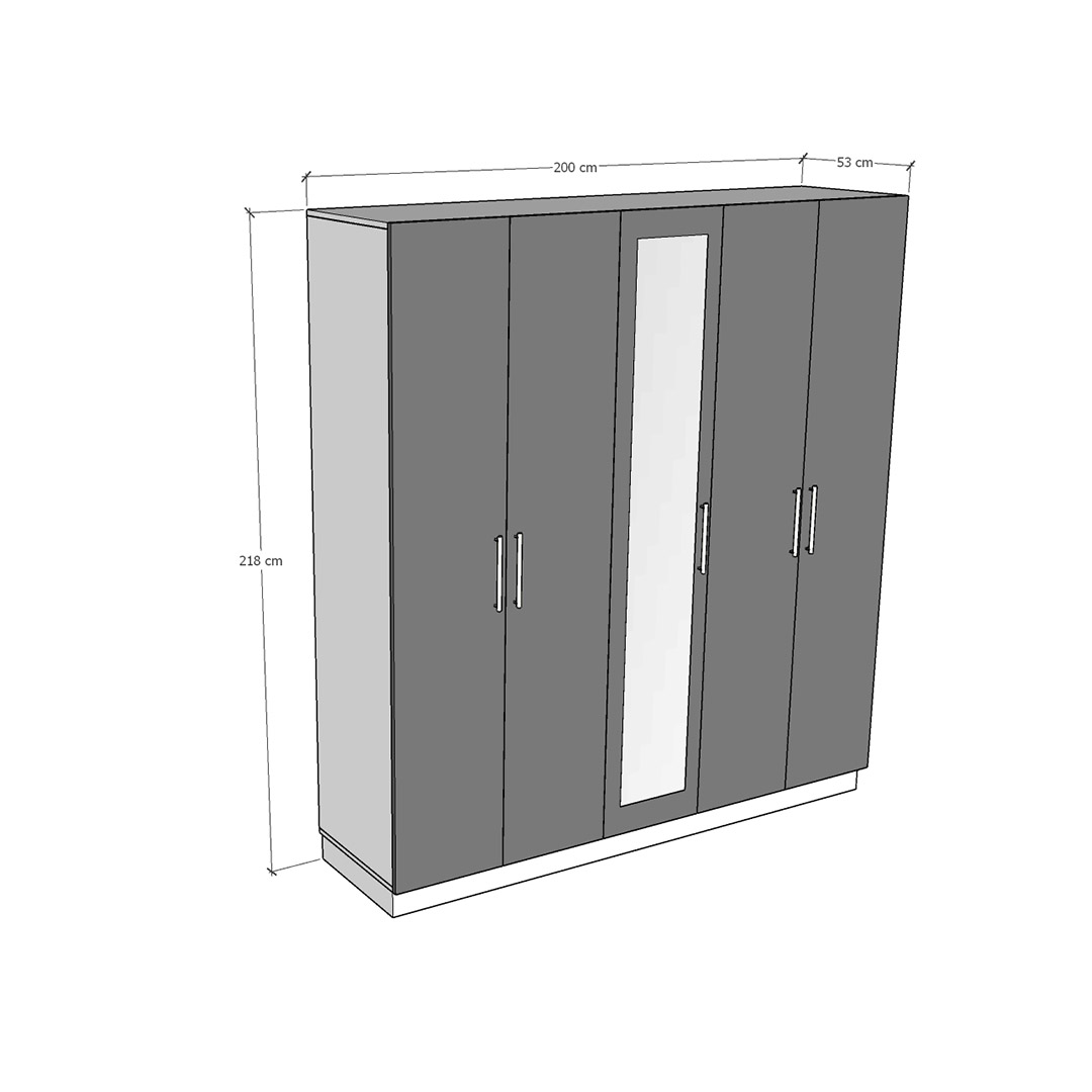 Gardırop Asra Trend  G-43 (200 cm)