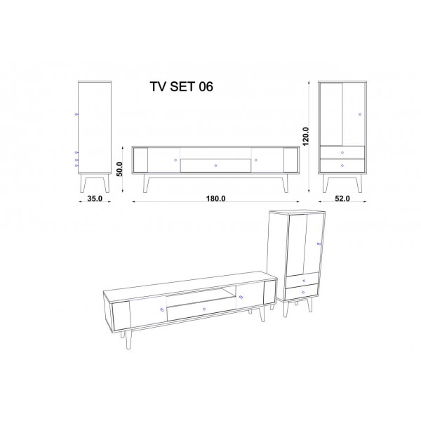 TV Grubu Montana (50 cm)