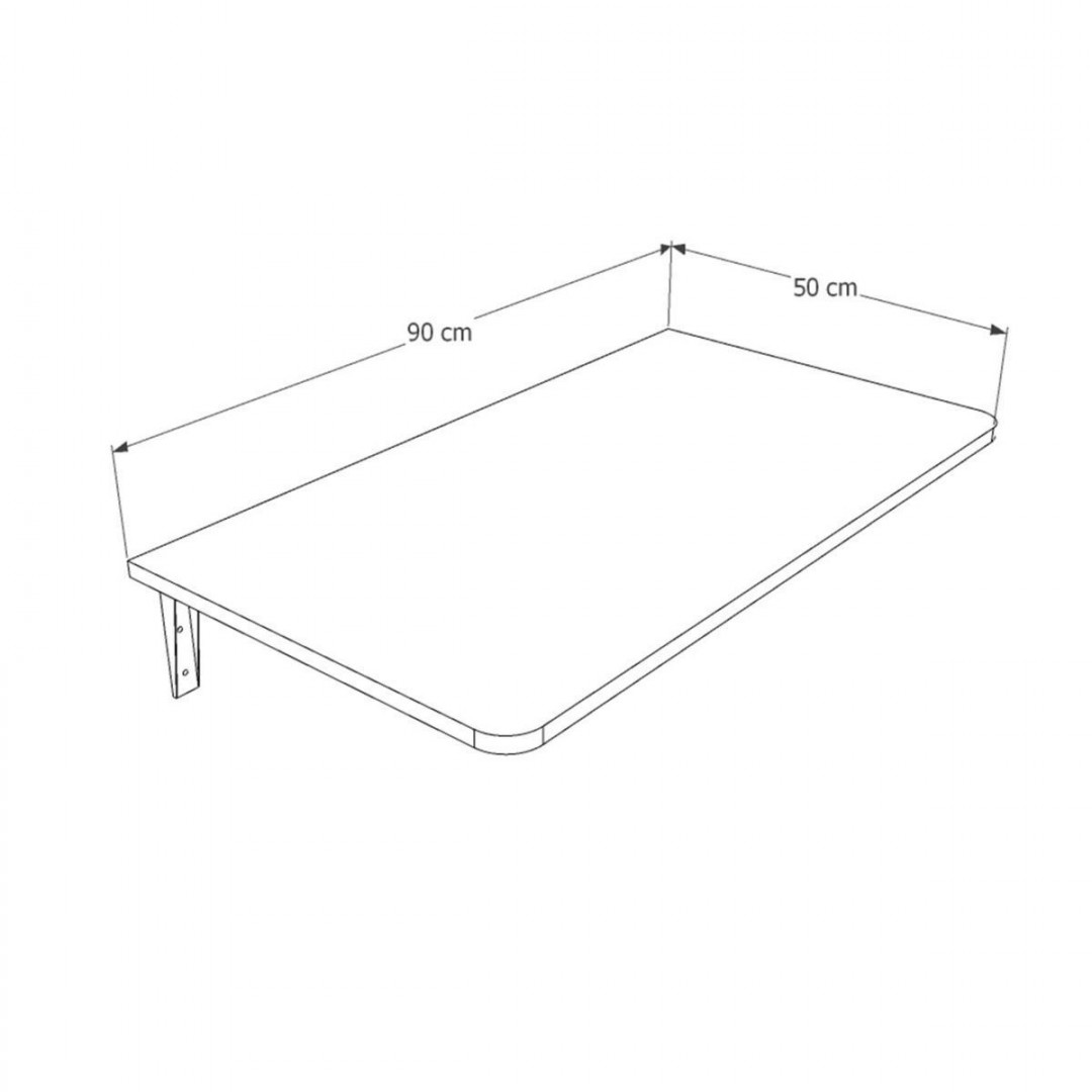 Dmm-02 Duvara Monte Masa Çalışma Yemek Masası Duvardan Açılan Montaj Monteli Masa