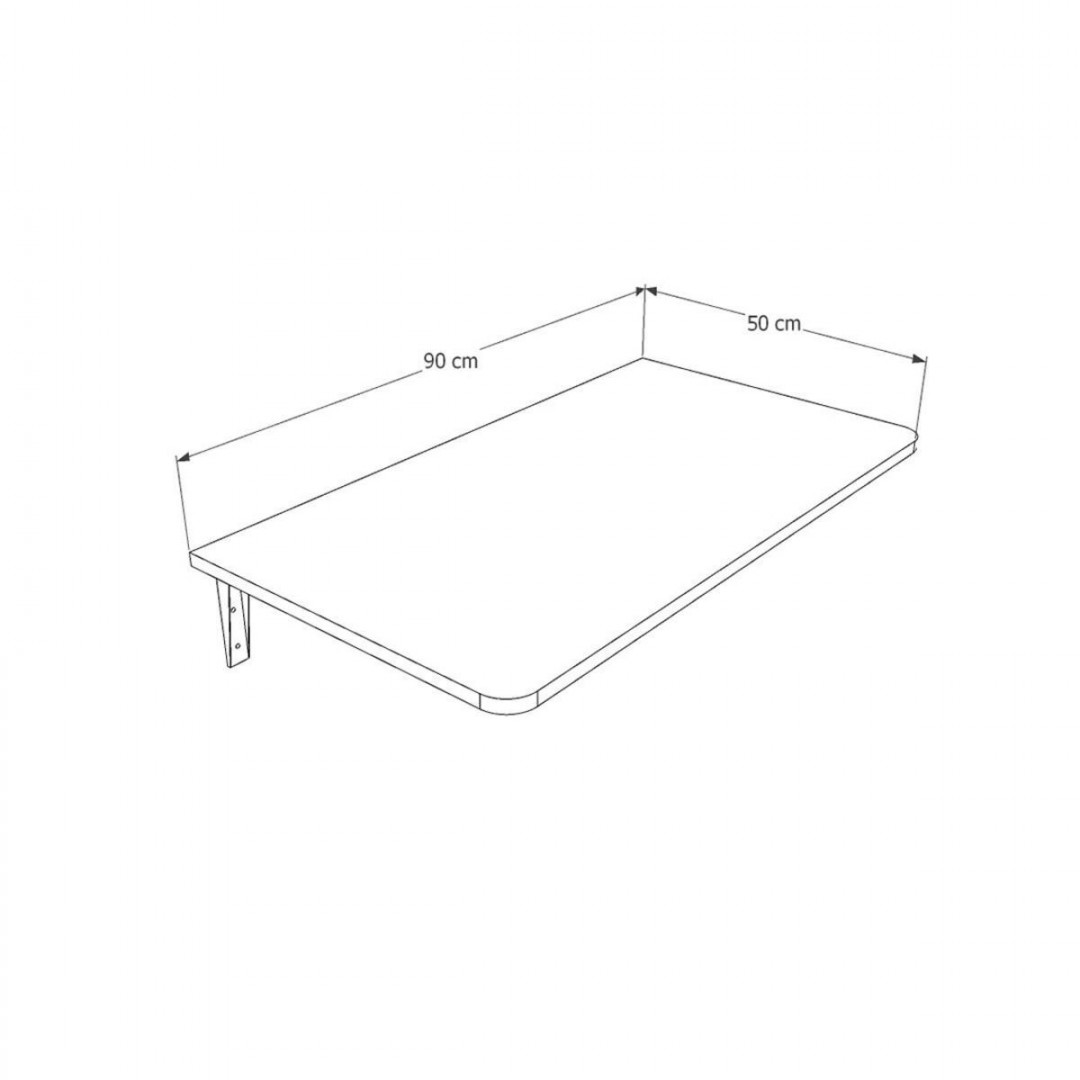 Dmm-04 Duvara Monte Masa Çalışma Yemek Masası Duvardan Açılan Montaj Monteli Masa