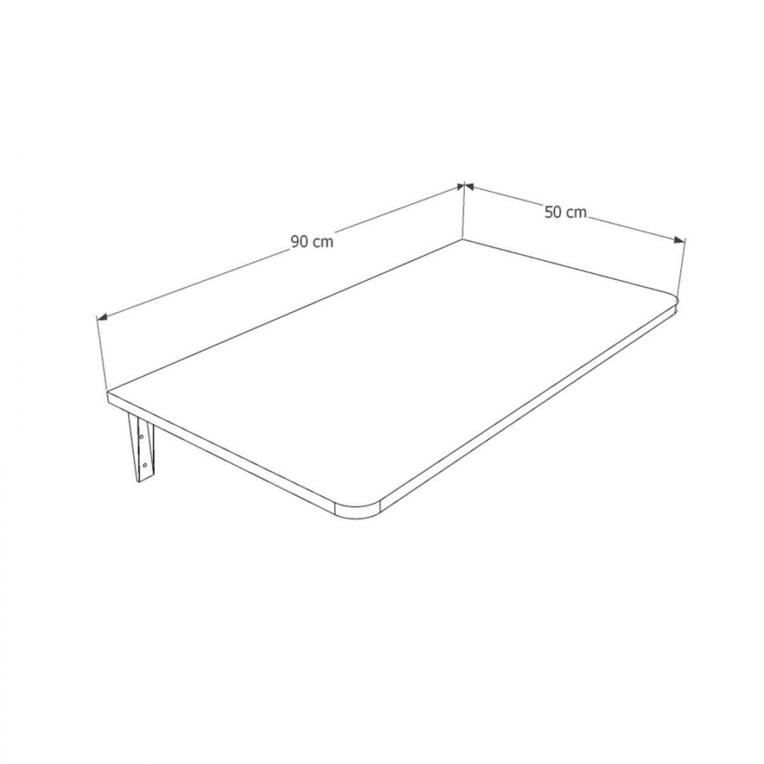 Dmm-05 Duvara Monte Masa Çalışma Yemek Masası Duvardan Açılan Montaj Monteli Masa
