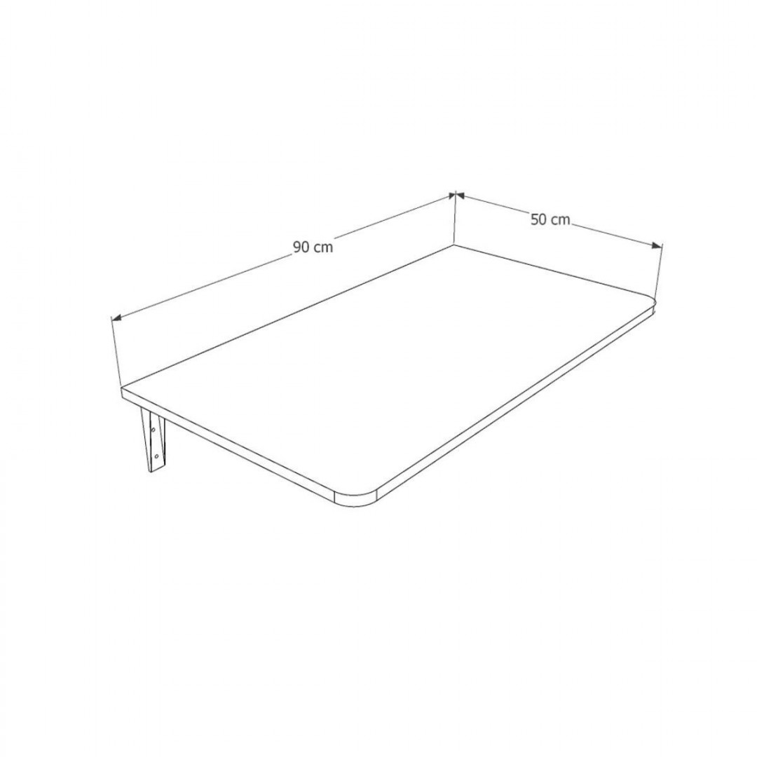 Dmm-06 Duvara Monte Masa Çalışma Yemek Masası Duvardan Açılan Montaj Monteli Masa