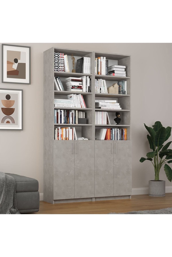 Retro Taş Kapaklı Kitaplık K-45 