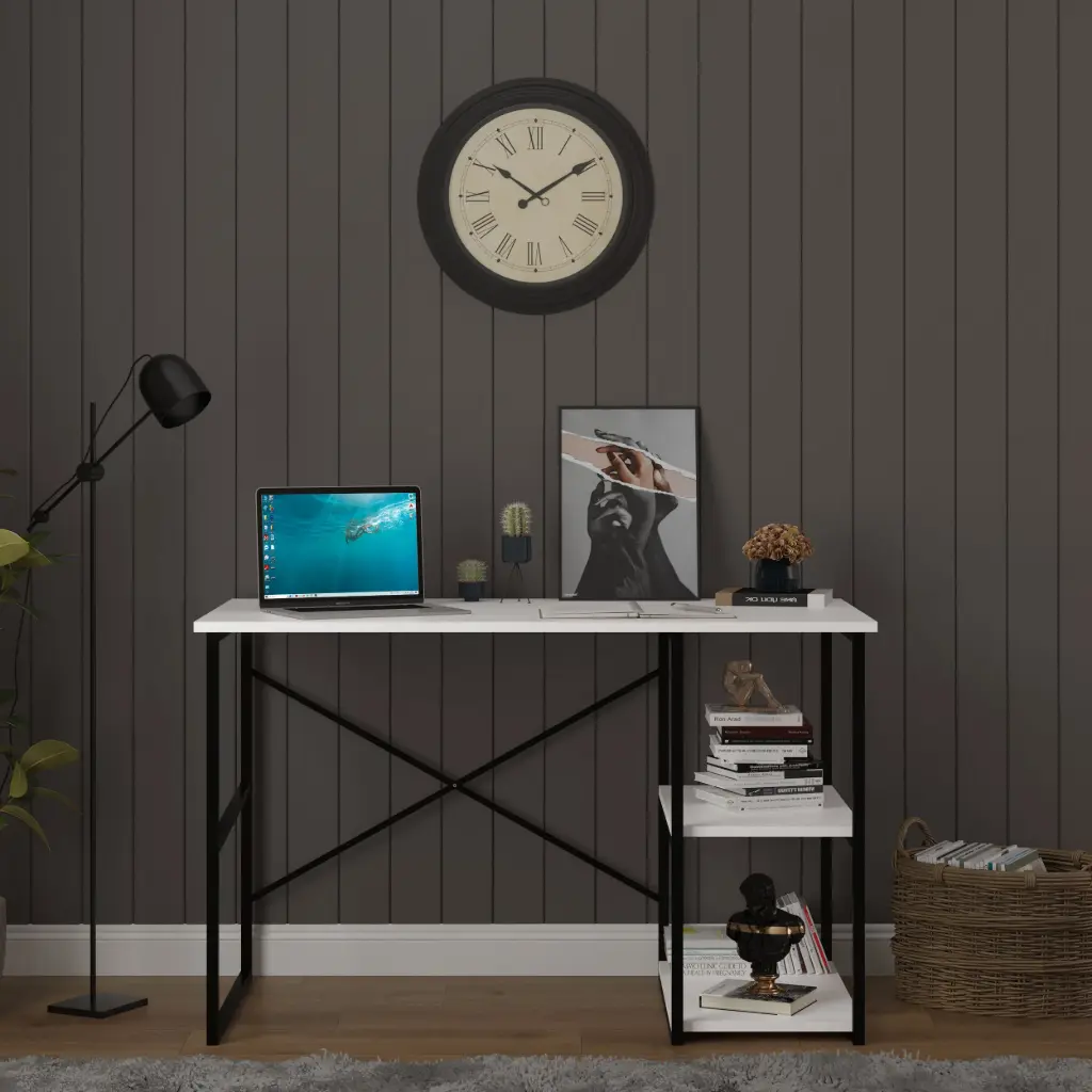 RAFLI METAL ÇALIŞMA MASASI