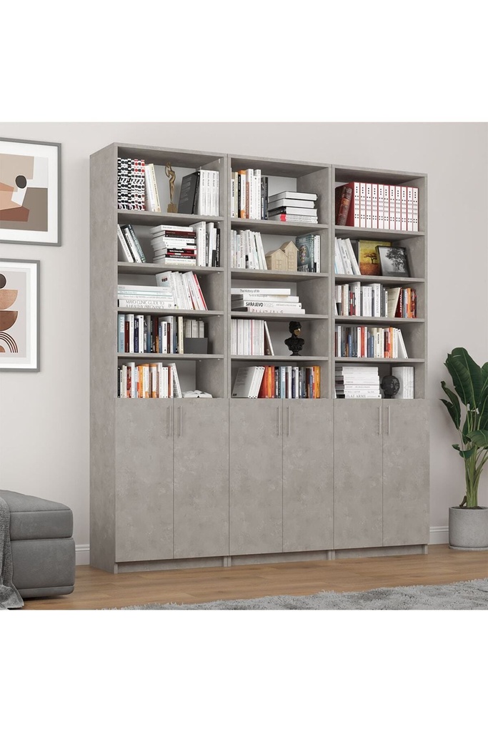 Retro Taş Kapaklı Kitaplık K-56 