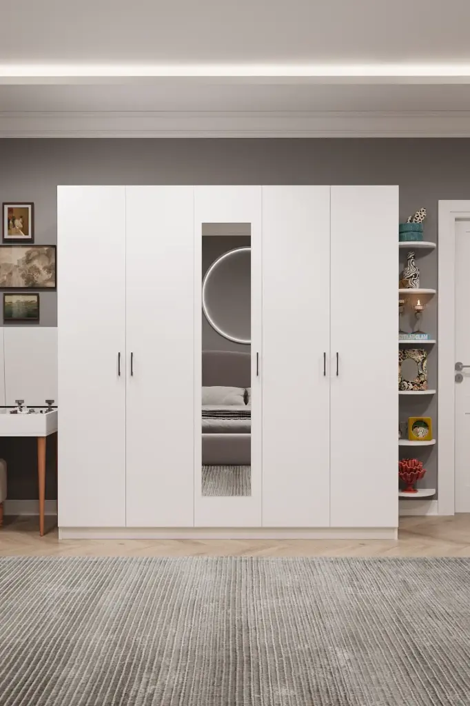 5 Kapaklı Gardırop 200cm G-04