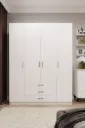 4 Kapaklı Gardırop 160 cm %100 MDFLAM G-02