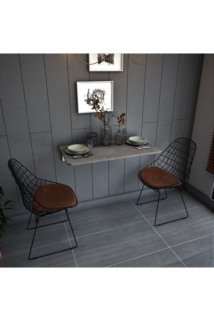 Dmm-07 Duvara Monte Masa Çalışma Yemek Masası Duvardan Açılan Montaj Monteli Masa