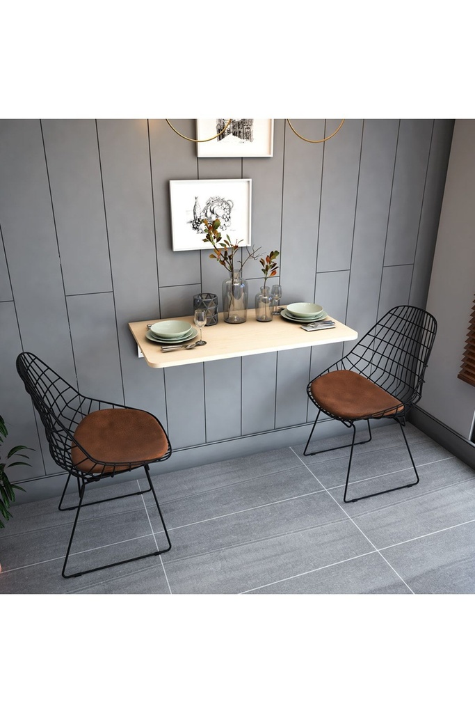 Dmm-08 Duvara Monte Masa Çalışma Yemek Masası Duvardan Açılan Montaj Monteli Masa