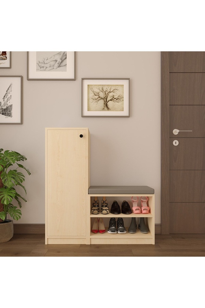 Akça Ağaç Ayakkabılık A-14 %100 MDFLAM