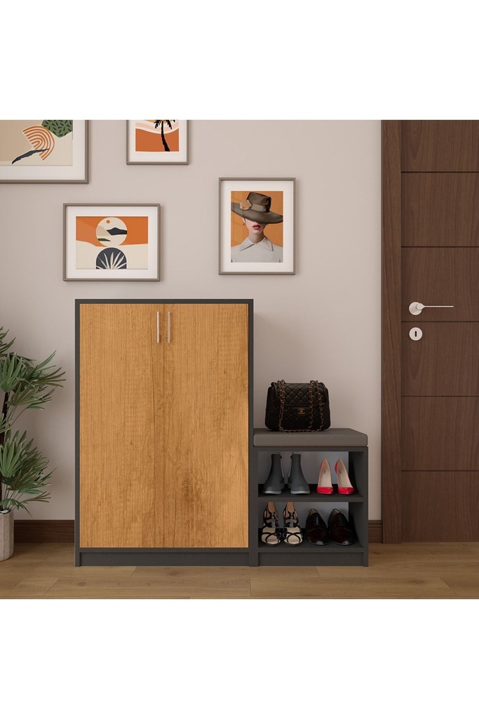 Koyu Gri & Petra Ayakkabılık A-30