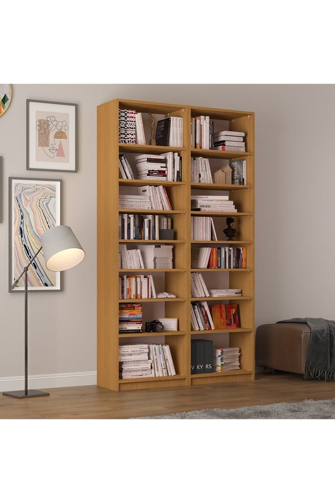 Afrika Ceviz Kitaplık K-14