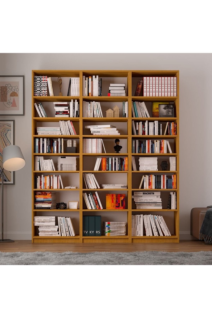 Afrika Ceviz Kitaplık K-25