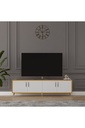 Tv Ünitesi Beyaz & Afrika Ceviz T-06 
