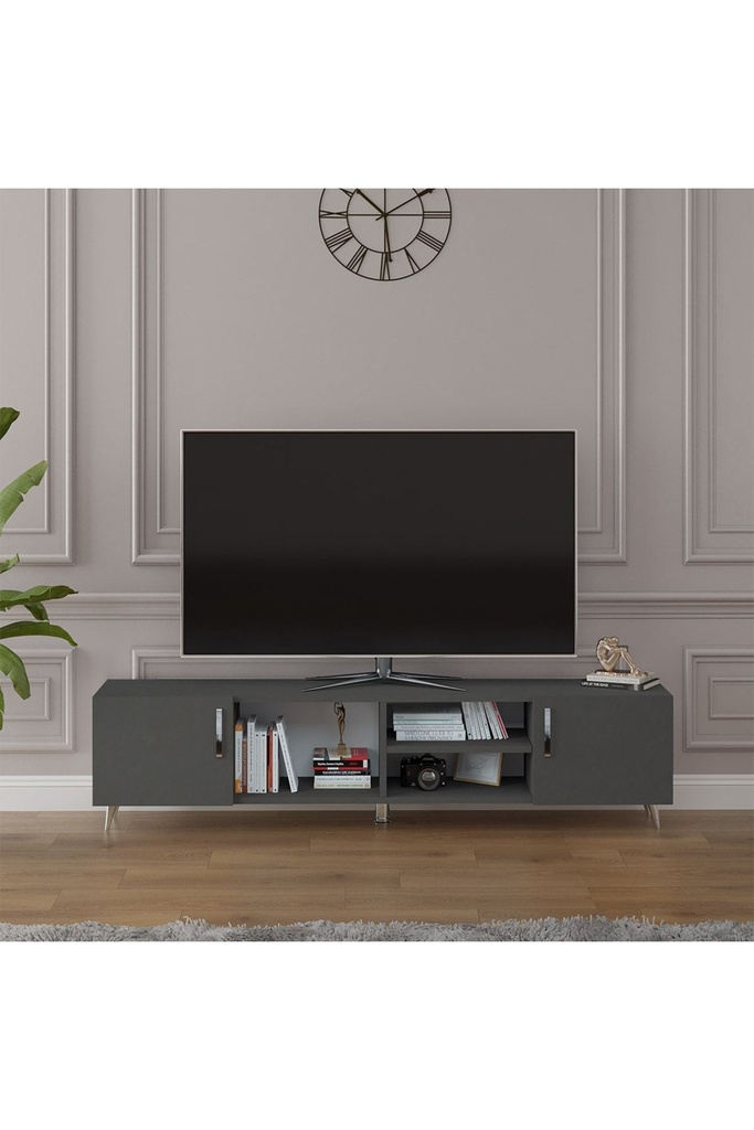 TV Ünitesi Koyu Gri %100 MDFLAM T-12