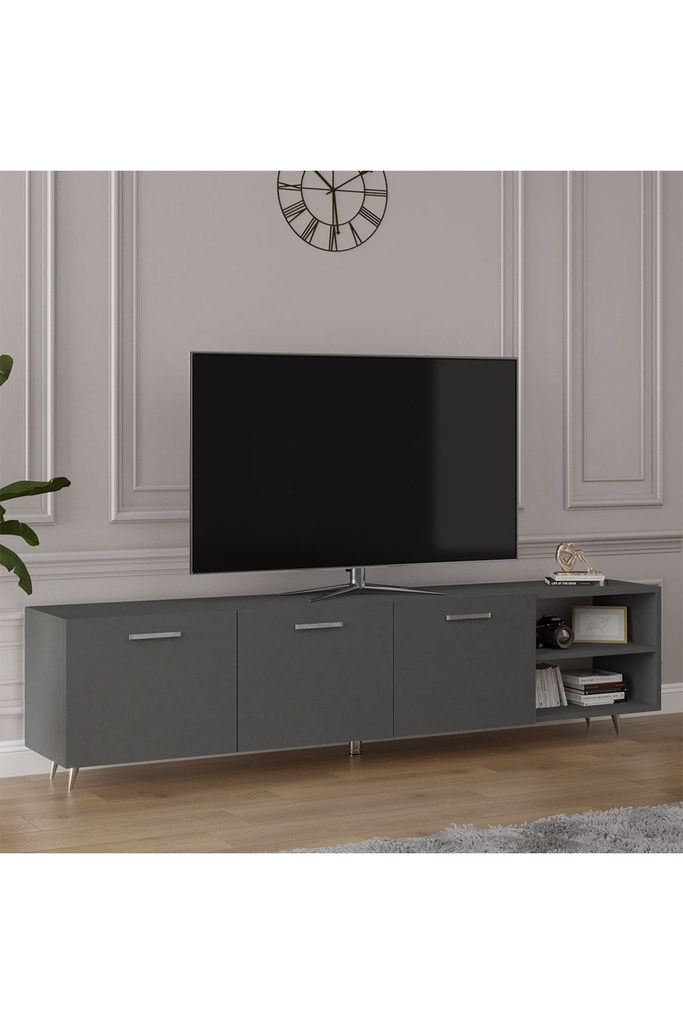 TV Ünitesi Koyu Gri %100 MDFLAM T-21