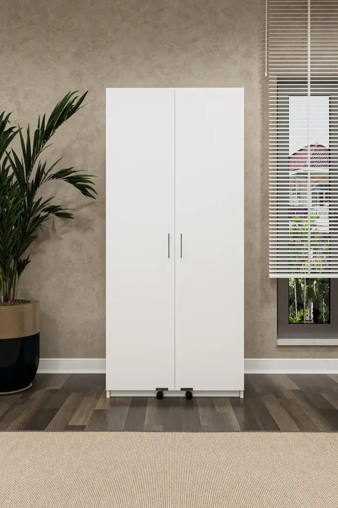 Beyaz Mutfak Kiler Dolabı MK-01