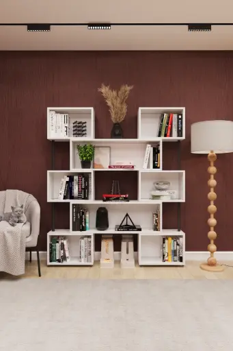 [DK02] Duvar/Köşe Modüler Kitaplık DK-02 