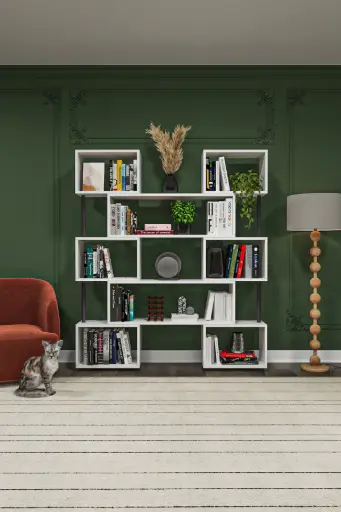 [DK02] Duvar/Köşe Modüler Kitaplık DK-02 