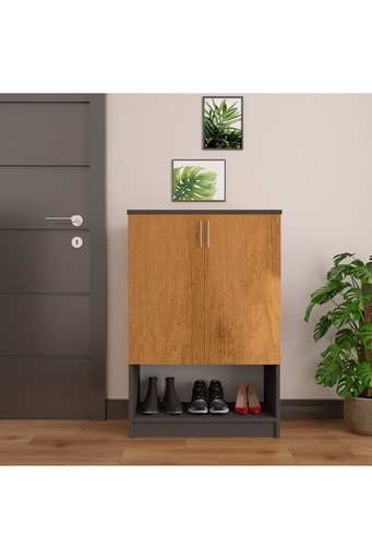 [A09] Koyu Gri & Petra Ayakkabılık A-09