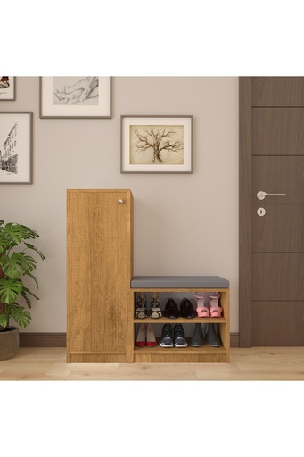 [A15] Puflu Tek Kapaklı Petra Ayakkabılık A-15