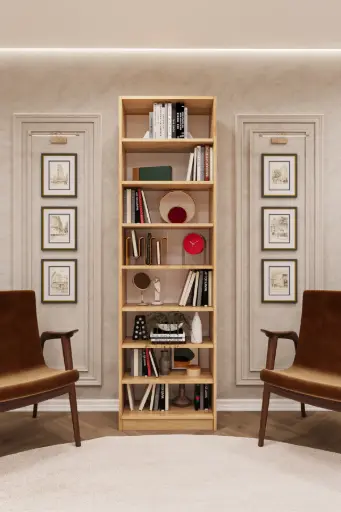 [K02] Safir Meşe Kitaplık K-02