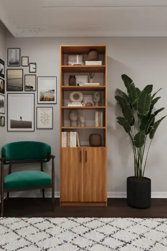 [K35] Petra Kapaklı Kitaplık K-35