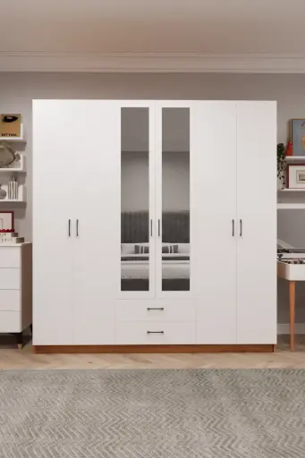 [G05] 6 Kapaklı Gardırop 240cm G-05