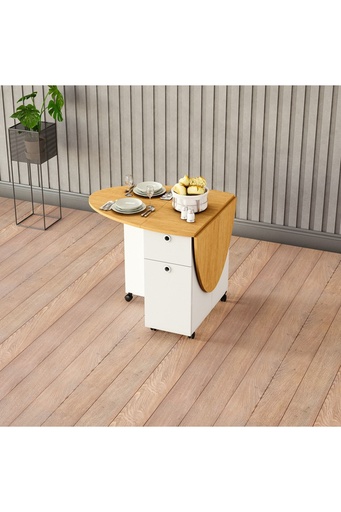 [KM06] Afrika Ceviz Katlanır Mutfak Masası KM-06