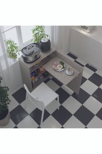 [MD003] Mutfak Fonksiyonel Kiler Dolabı Katlanır Masa MD-003