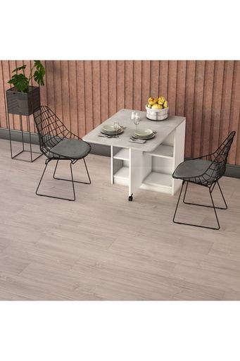 [KM21] Retro Taş Katlanır Mutfak Masası KM-21